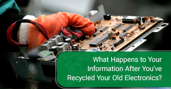 what happens to the information when it gets recycled?