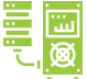 Green Data Destruction Icon - eCycle Solutions